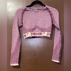 Gymshark Flex Long Sleeve Crop Top NWT size Small